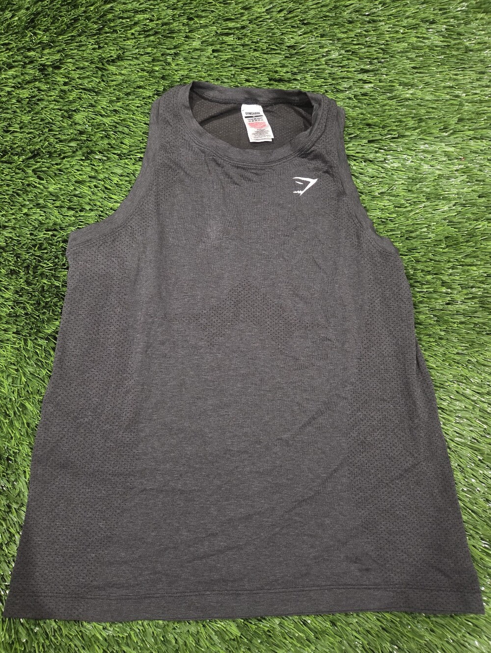 Gymshark Black Performance Tee with White Logo